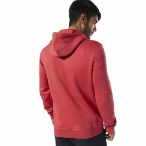 Reebok Graphic Series Training Kapuzenpullover Herren - Rot - DE 476-IUC